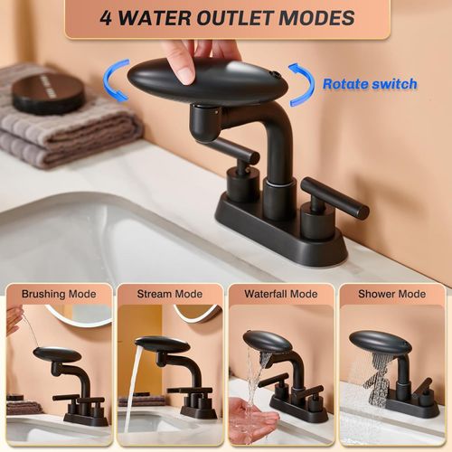 🚿 Torneira Cascata em Aço Inoxidável com Formato de Disco Voador (Água Quente e Fria) 💦