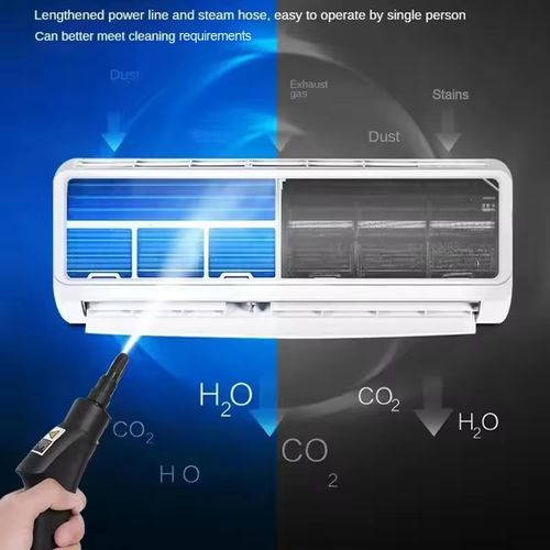 Aspirador a vapor portátil e de mão Máquina de limpeza a vapor pressurizada em alta temperatura com cabeças de escova para cozinha e carro