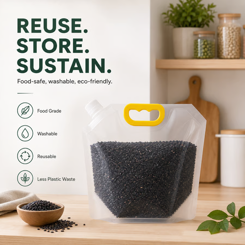 🌾 Saco Hermético e À Prova de Humidade para Armazenamento de Grãos