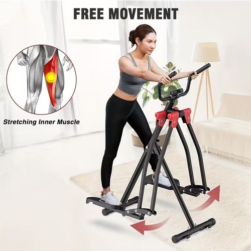 Kit de Fitness Doméstico 2 em 1 | Elástico Extensor com Pedais + Aparelho de Alongamento de Pernas