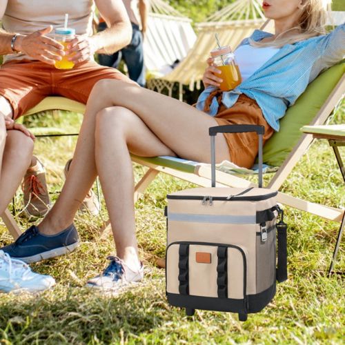 ❄️Especial de Verão🧊🧳Bolsa Térmica com Rodas para Uso Externo