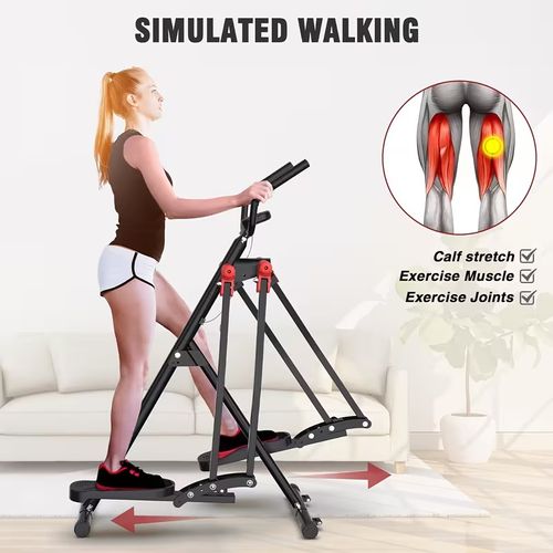 Kit de Fitness Doméstico 2 em 1 | Elástico Extensor com Pedais + Aparelho de Alongamento de Pernas