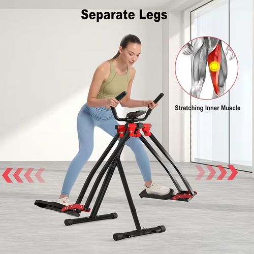 Kit de Fitness Doméstico 2 em 1 | Elástico Extensor com Pedais + Aparelho de Alongamento de Pernas
