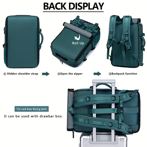Mochila para portátil de grande capacidade (9,25 galões)