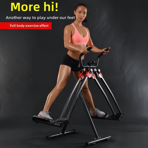 Kit de Fitness Doméstico 2 em 1 | Elástico Extensor com Pedais + Aparelho de Alongamento de Pernas