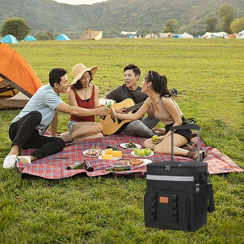 ❄️Especial de Verão🧊🧳Bolsa Térmica com Rodas para Uso Externo