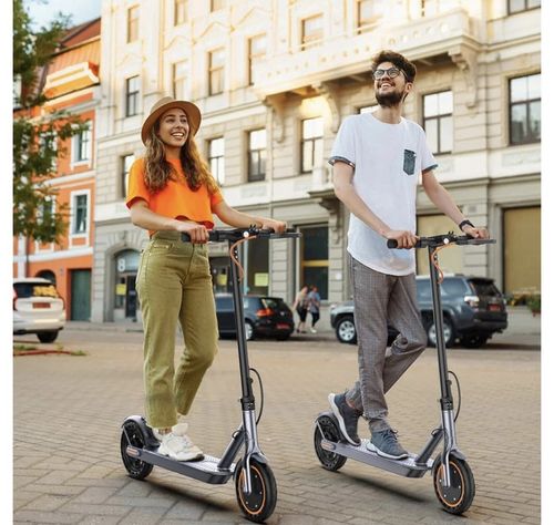 👨‍👩‍👧‍👦🛴🚗Trotinete Elétrica Dobrável com Suspensão Dupla — Um Modelo Seguro para Passeios ao Ar Livre para Adultos e Adolescentes