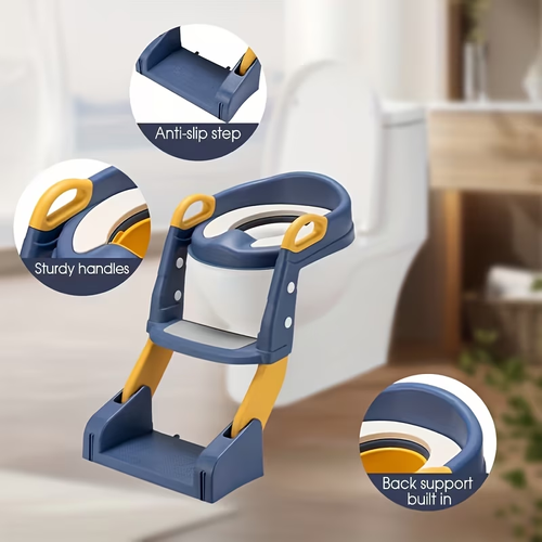 Kids Toilet Training Seat with Step Stool Ladder🤰