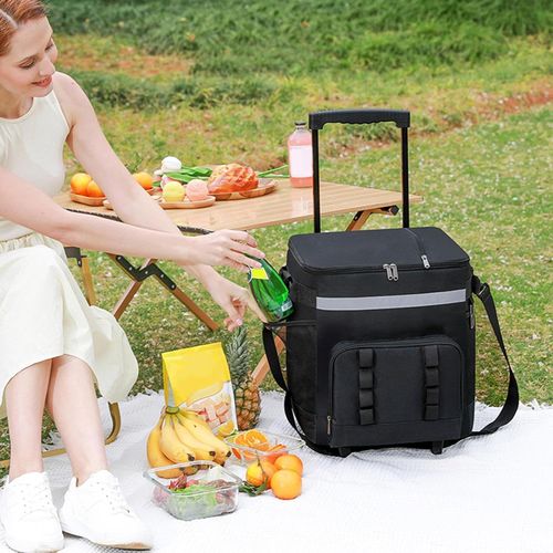❄️Especial de Verão🧊🧳Bolsa Térmica com Rodas para Uso Externo