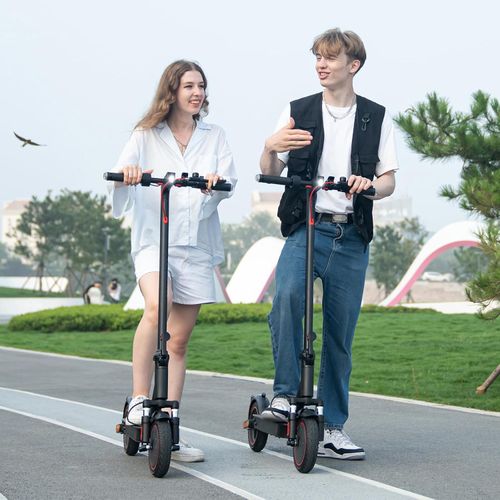 👨‍👩‍👧‍👦🛴🚗Trotinete Elétrica Dobrável com Suspensão Dupla — Um Modelo Seguro para Passeios ao Ar Livre para Adultos e Adolescentes