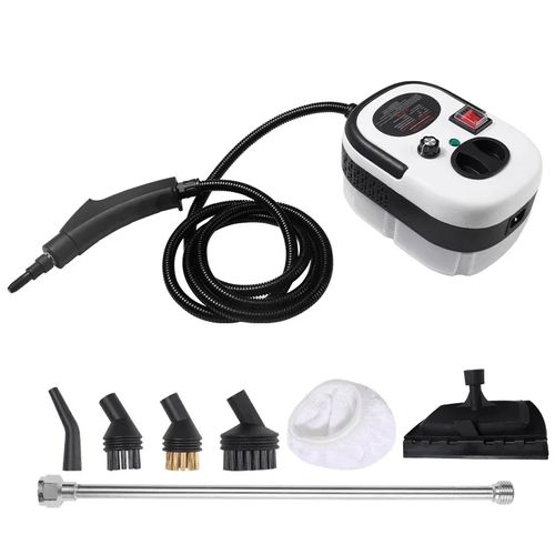 Aspirador a vapor portátil e de mão Máquina de limpeza a vapor pressurizada em alta temperatura com cabeças de escova para cozinha e carro