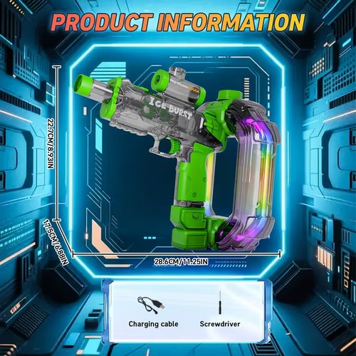 High-Capacity Automatic Electric Water Gun