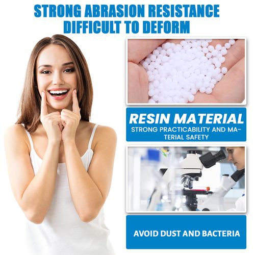 Moldable False Teeth Thermal Beads, Temporary Tooth Repair Material for Cosmetic Smile Decoration