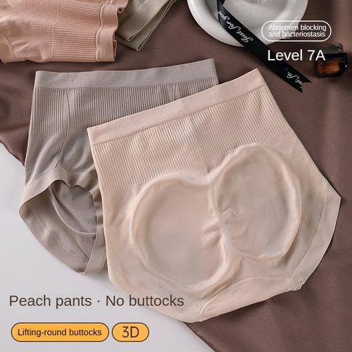 High Waist Seamless Women Shaping Underwear, Breathable Stretch Tummy Control Panties