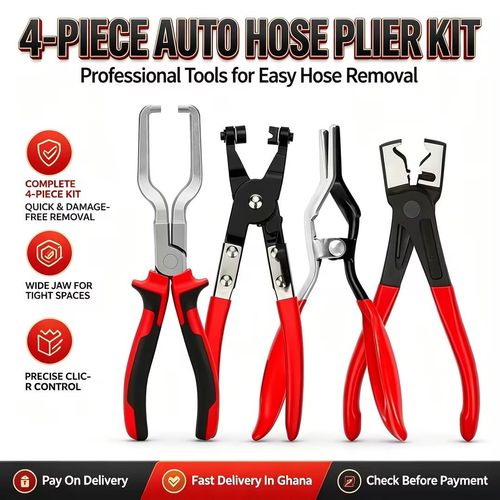 🎉 Black Friday Sale! All-in-One Hose Clamp Tool Set（4PCS）🔧🚗