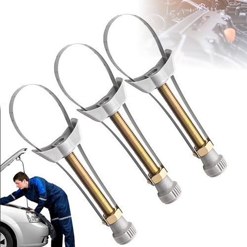 Buy 1 Get 3 Oil Filter Wrench, Adjustable Strap Wrench for Car Oil Filter Removal, Steel Band Oil Filter Remover Tool for Auto Repair, Engine Maintenance, Garage Use, COD Free Shipping, Pay on Delivery
