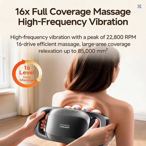 Foldable Electric Foot Massager Portable Vibration Acupoint Massage Machine for Foot Pain Relief