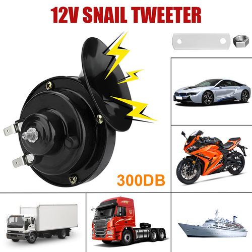TZ-101 Car Horn 12V/24V Snail Horn Waterproof Electric Horn, Loud Replacement Horn for Car, Motorcycle, Truck, SUV and Van, Buy 1 Get 2, COD Free Shipping, Pay on Delivery