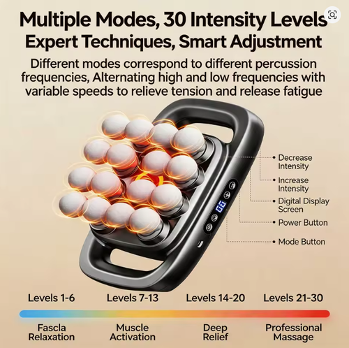 Foldable Electric Foot Massager Portable Vibration Acupoint Massage Machine for Foot Pain Relief