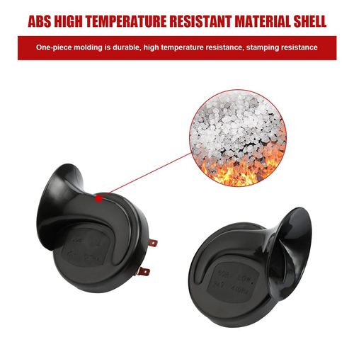 TZ-101 Car Horn 12V/24V Snail Horn Waterproof Electric Horn, Loud Replacement Horn for Car, Motorcycle, Truck, SUV and Van, Buy 1 Get 2, COD Free Shipping, Pay on Delivery
