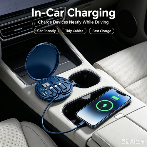 All In One Multi USB Charging Cable Storage Box, Portable Retractable Travel Charger Adapter 🔥 BUY 1 GET 1 FREE