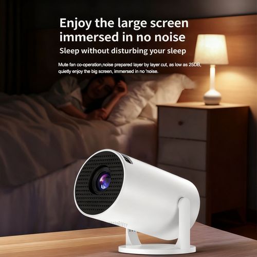 Portable Mini Home Projector With 240° Rotation Stand, Wireless Phone Screen Casting Projector