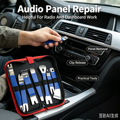 car trim removal tools, auto pry tool set, car door panel remover, dashboard audio disassembly kit, car clip remover, vehicle repair tools