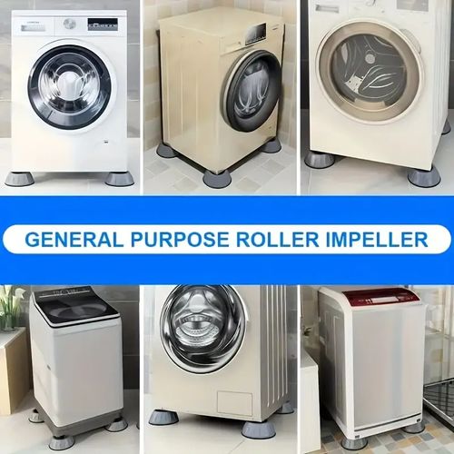 Washing Machine Anti Vibration Pads, Non-Slip Shock Absorbing Support Feet For Washer Dryer Fridge