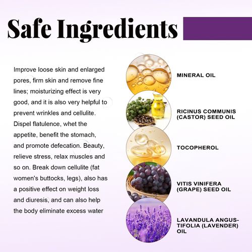 Hip Up Firming Essential Oil, Natural Butt Skin Tightening Massage Oil for Body Care
