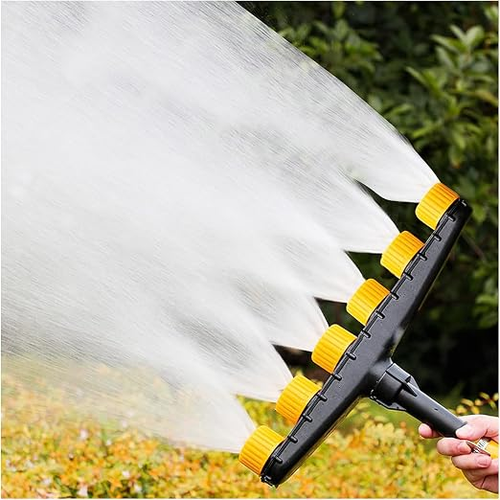 garden irrigation sprinkler, multi-head water spray nozzle, farm seedling watering tool, lawn sprinkler head, adjustable hose sprayer