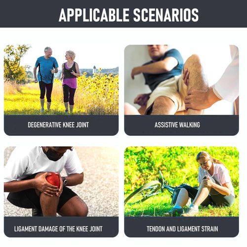 Knee Brace Support Spring Stabilizer Knee Pad, Adjustable Knee Protector for Sports, Walking, Climbing, Fitness, Elderly Daily Support, Knee Guard for Men and Women, COD Free Shipping, Pay on Delivery