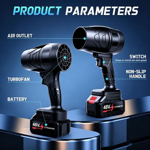 Cordless Electric Blower Rechargeable Leaf Dust Blower, 48V portable air blower for outdoor cleaning, garden leaves, car dust, workshop dust, home cleaning, strong wind fan tool with battery option, COD Free Shipping, Pay on Delivery