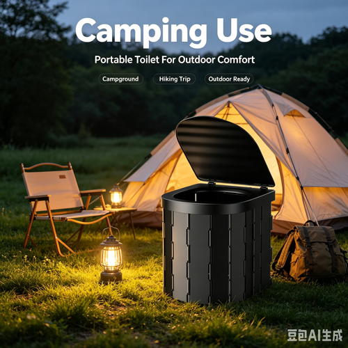 Foldable portable toilet with sealed lid, comes with cleaning bags, solidifier and storage bag. Great for camping, road trips, fishing, home emergency, suitable for adults. Easy to assemble and carry.