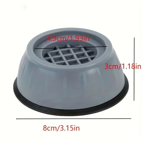 Washing Machine Anti Vibration Pads, Non-Slip Shock Absorbing Support Feet For Washer Dryer Fridge