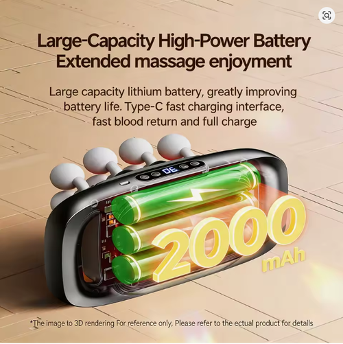 Foldable Electric Foot Massager Portable Vibration Acupoint Massage Machine for Foot Pain Relief