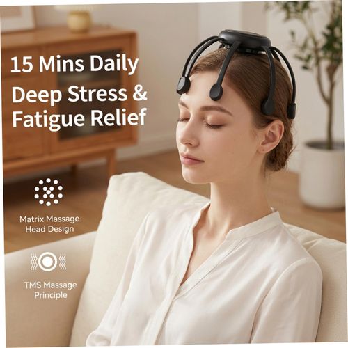 Electric Head Massager Octopus Scalp Massage Claw, Smart Electric Scalp Relaxation Massager for Head, Neck, Home, Office, Travel, Daily Pressure Relief, COD Free Shipping, Pay on Delivery