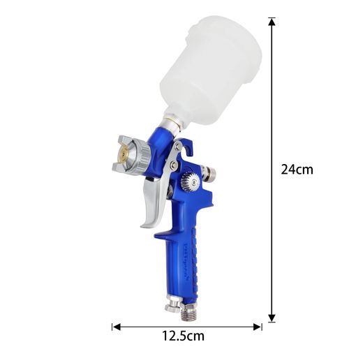 H2000 Paint Spray Gun Mini Air Paint Sprayer, Pneumatic Spray Gun with 0.5/0.8/1.0mm Nozzle Options for Car Repair, Furniture Painting, Coating, Color Spraying, COD Free Shipping, Pay on Delivery