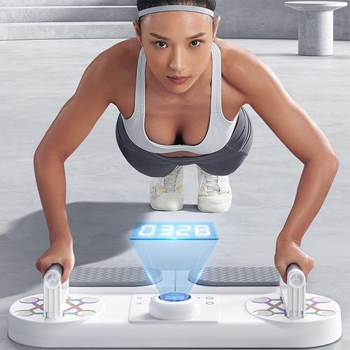 Multifunction Plank Trainer Push Up Board with Timer, Home Fitness Core Trainer, Ab Workout Support Board, Push Up Stand for Plank, Arm, Chest, Shoulder and Belly Exercise, COD Free Shipping, Pay on Delivery