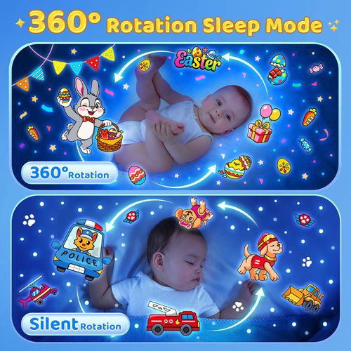 Dinosaur Star Projector Night Light Dinosaur Egg Lamp with Music, Rechargeable Kids Bedroom Projection Lamp, Galaxy Animal Projector Light for Children Birthday Gift, Room Decor, COD Free Shipping, Pay on Delivery