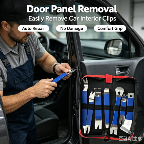 car trim removal tools, auto pry tool set, car door panel remover, dashboard audio disassembly kit, car clip remover, vehicle repair tools