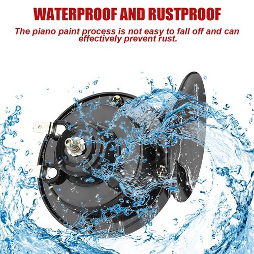 TZ-101 Car Horn 12V/24V Snail Horn Waterproof Electric Horn, Loud Replacement Horn for Car, Motorcycle, Truck, SUV and Van, Buy 1 Get 2, COD Free Shipping, Pay on Delivery