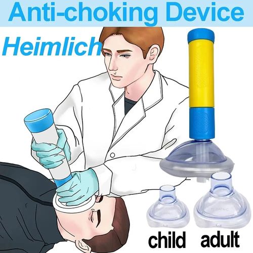 Portable Choking Rescue Device, Emergency Airway First Aid Tool with Adult & Child Masks