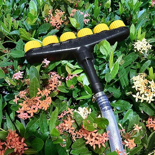 garden irrigation sprinkler, multi-head water spray nozzle, farm seedling watering tool, lawn sprinkler head, adjustable hose sprayer