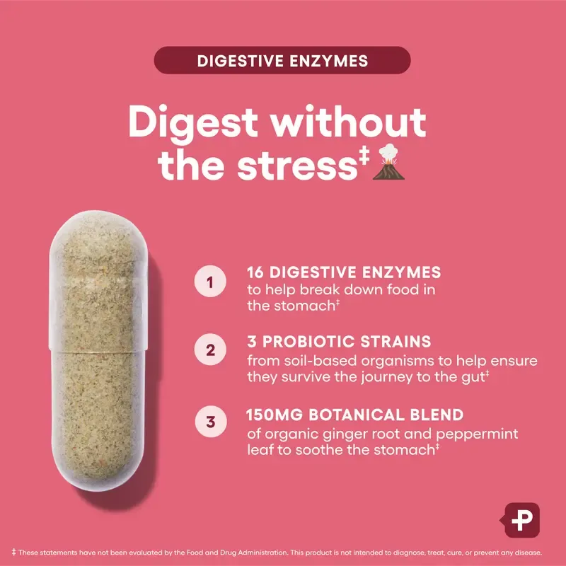 Physician's Choice - Bloating & Mealtime Discomfort Support with Probiotics + Prebiotics for Digestion & Gut Health