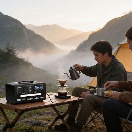 378WH Energy Storage Power Station,Battery Portable Power Station 300W,for Home Backup, Outdoor