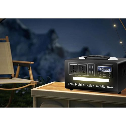 378WH Energy Storage Power Station,Battery Portable Power Station 300W,for Home Backup, Outdoor