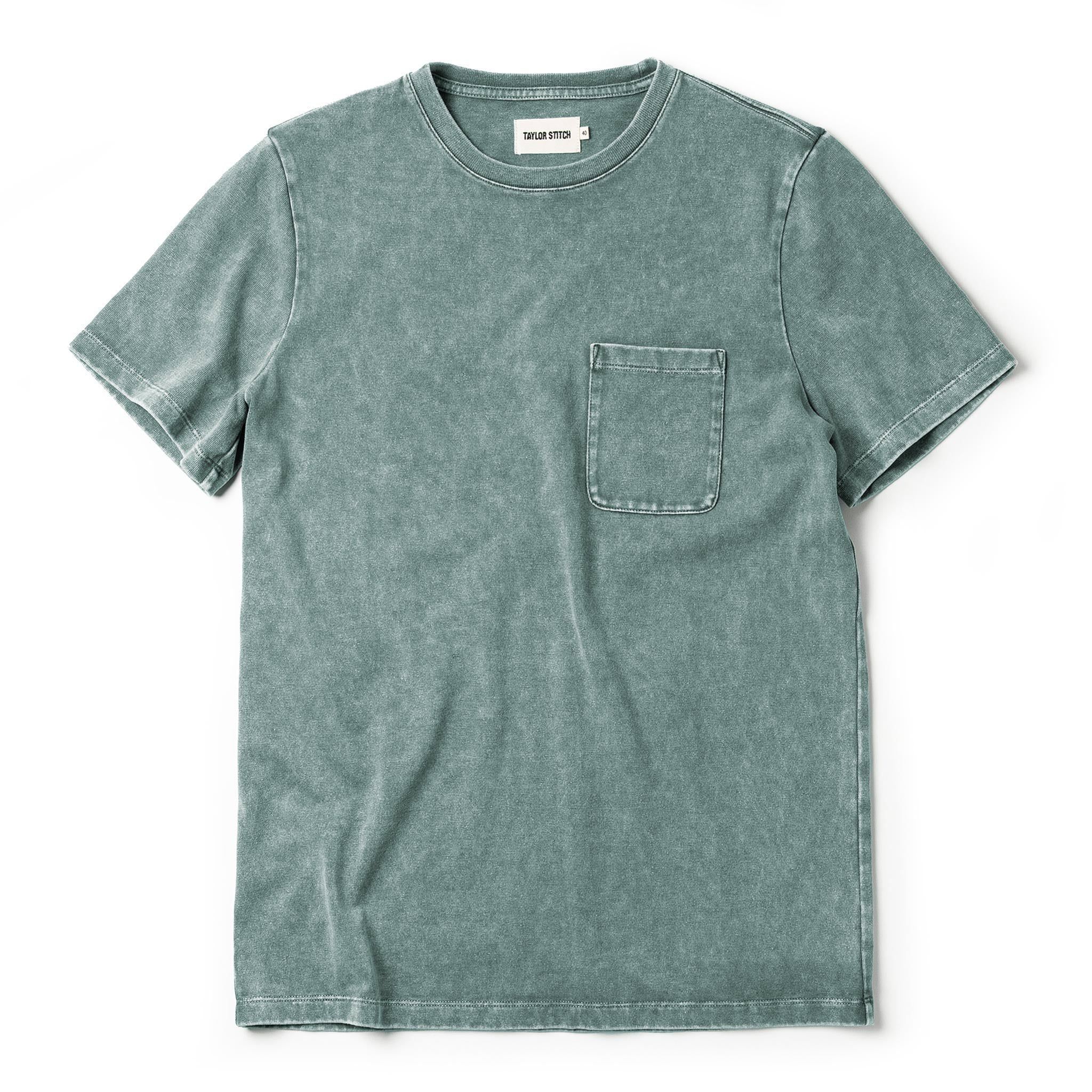 Arnsv Heavy Bag Tee in Sea Green