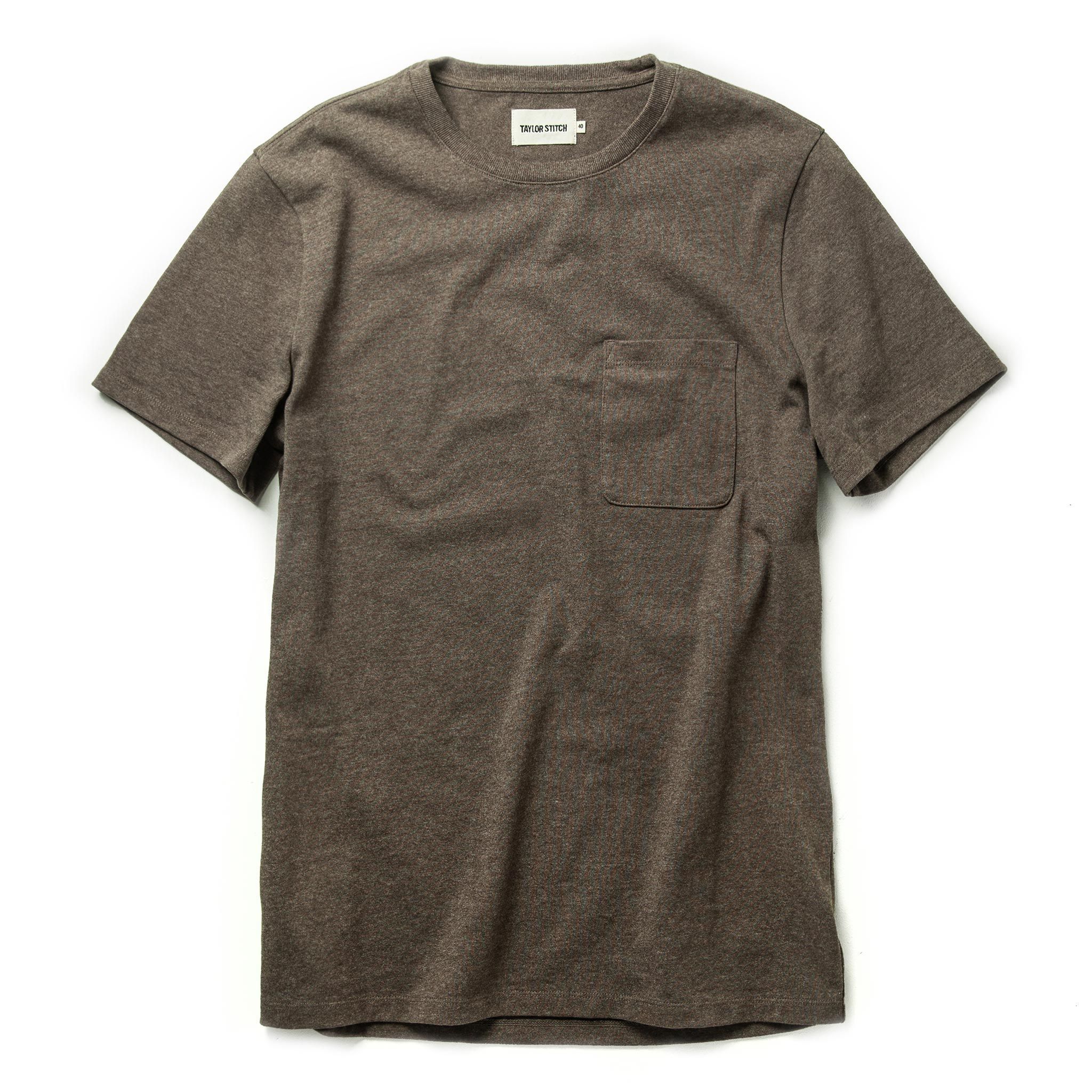 Arnsv Heavy Bag Tee in Espresso