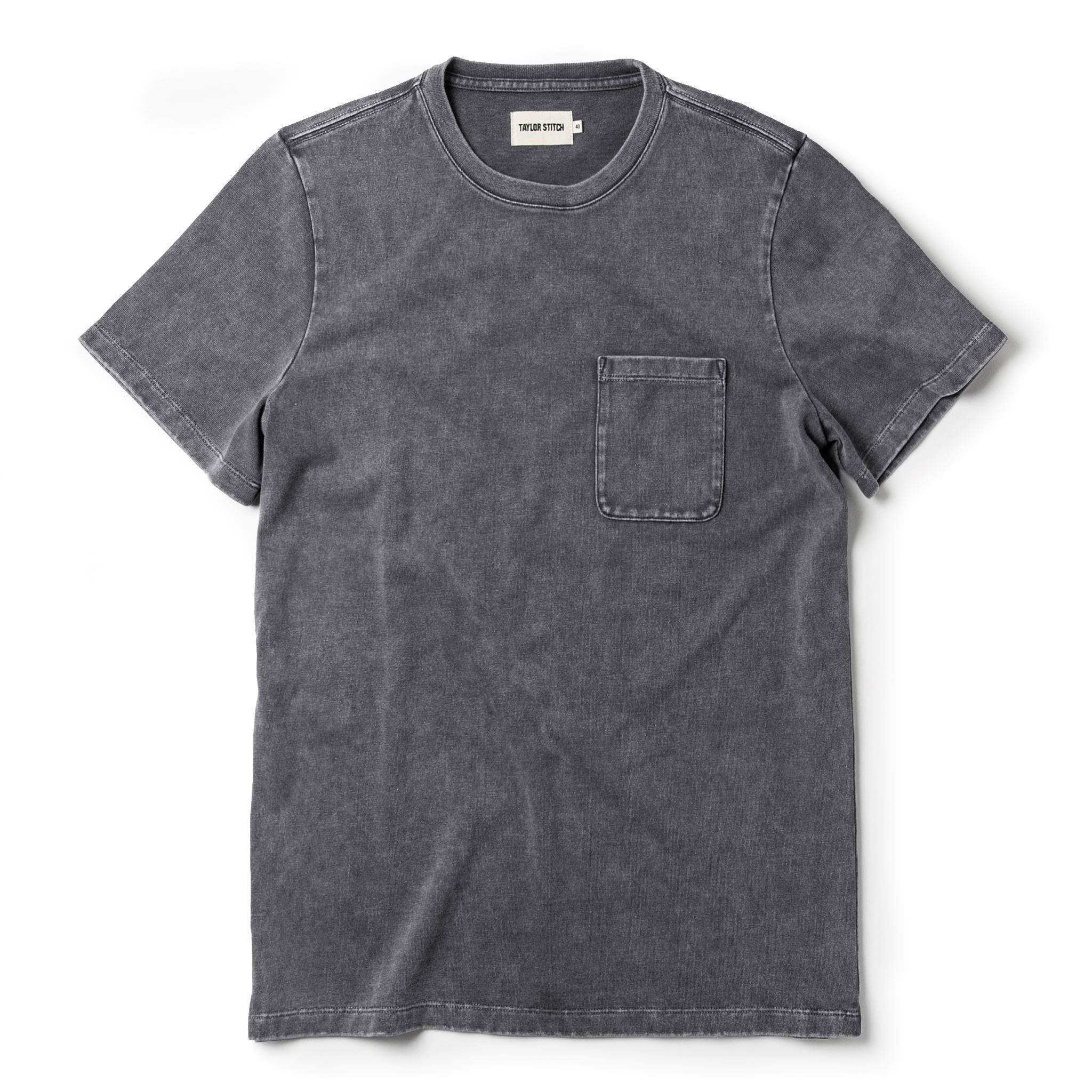 Arnsv Heavy Bag Tee in Charcoal