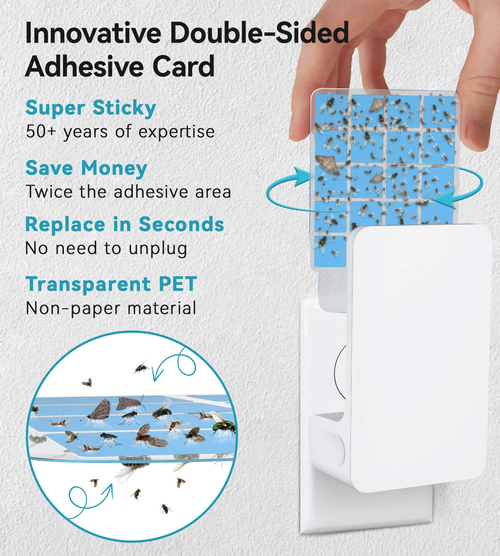 Double-Sided Indoor Flying Insect Trap